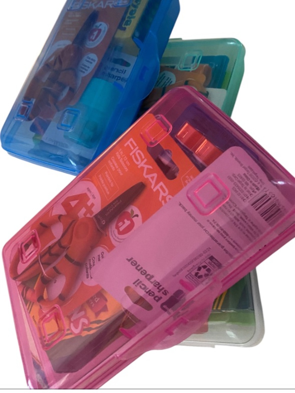⭐️Supply Box: Choose Pink, Blue, Teal or Clear case Brand New